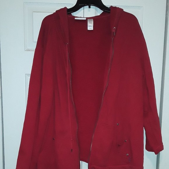 Liz Claiborne Tops - RED LIZ CLAIBORNE WOMEN'S HOODIE
